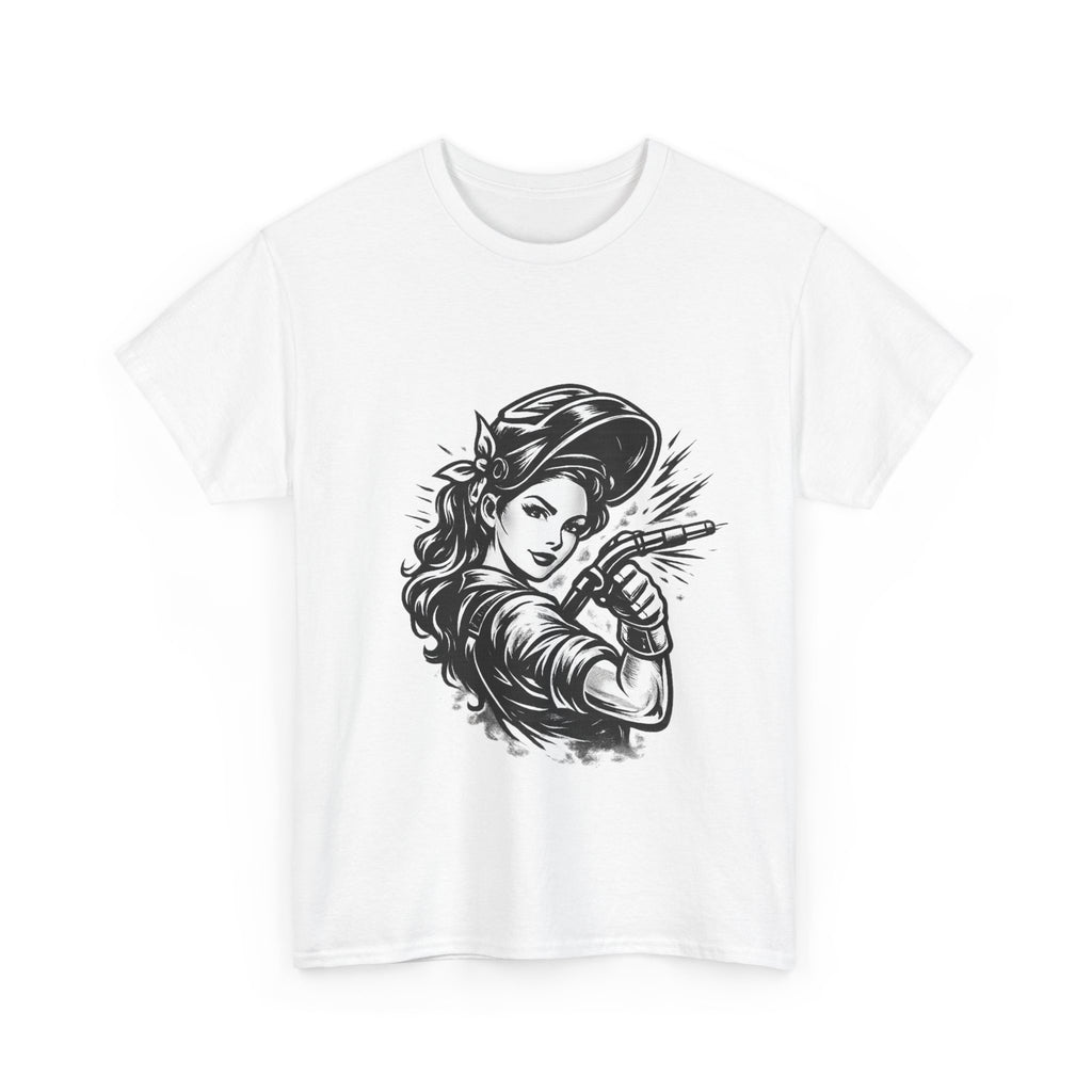 Rags – Built to Work – Female Welder 2 Tee