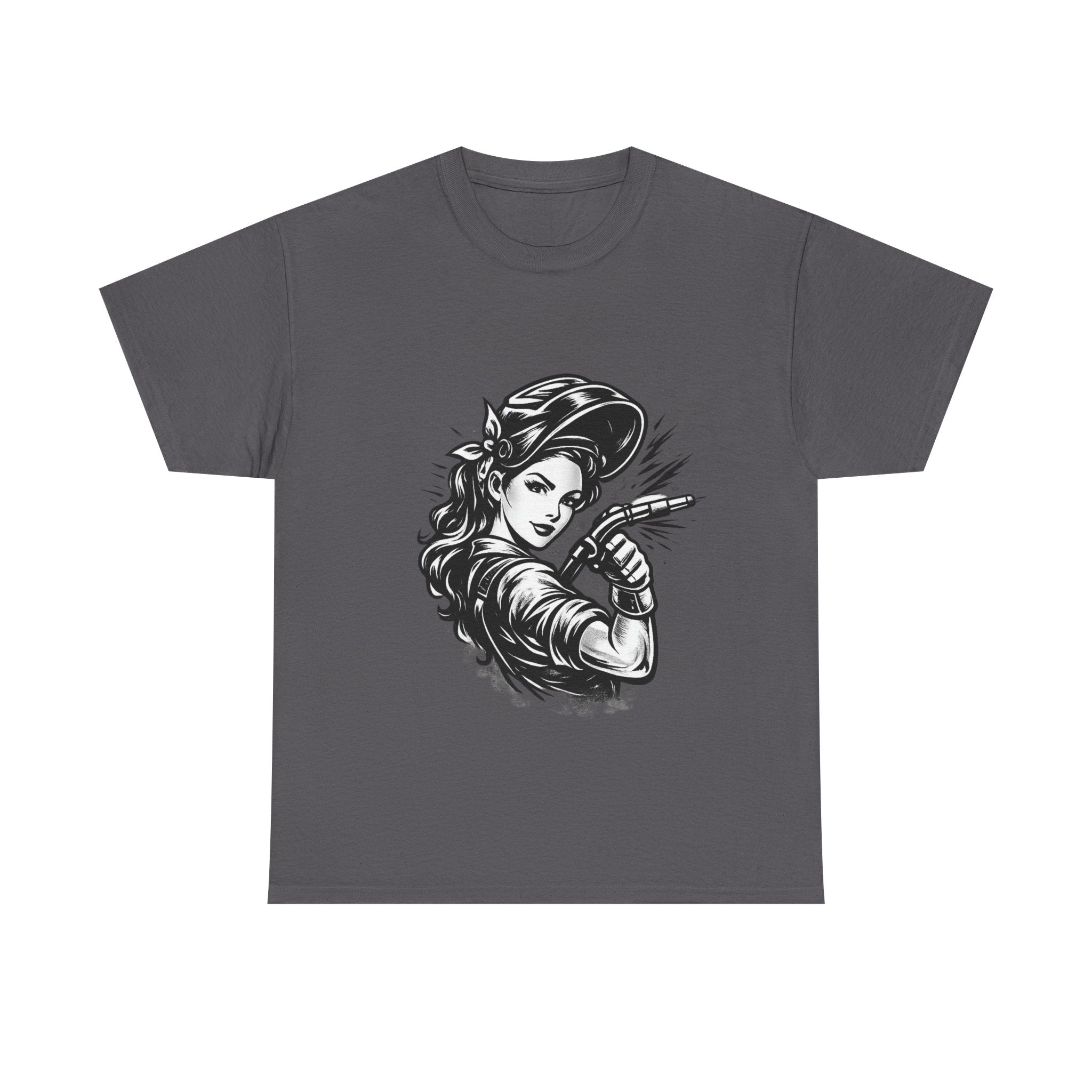 Rags – Built to Work – Female Welder 2 Tee