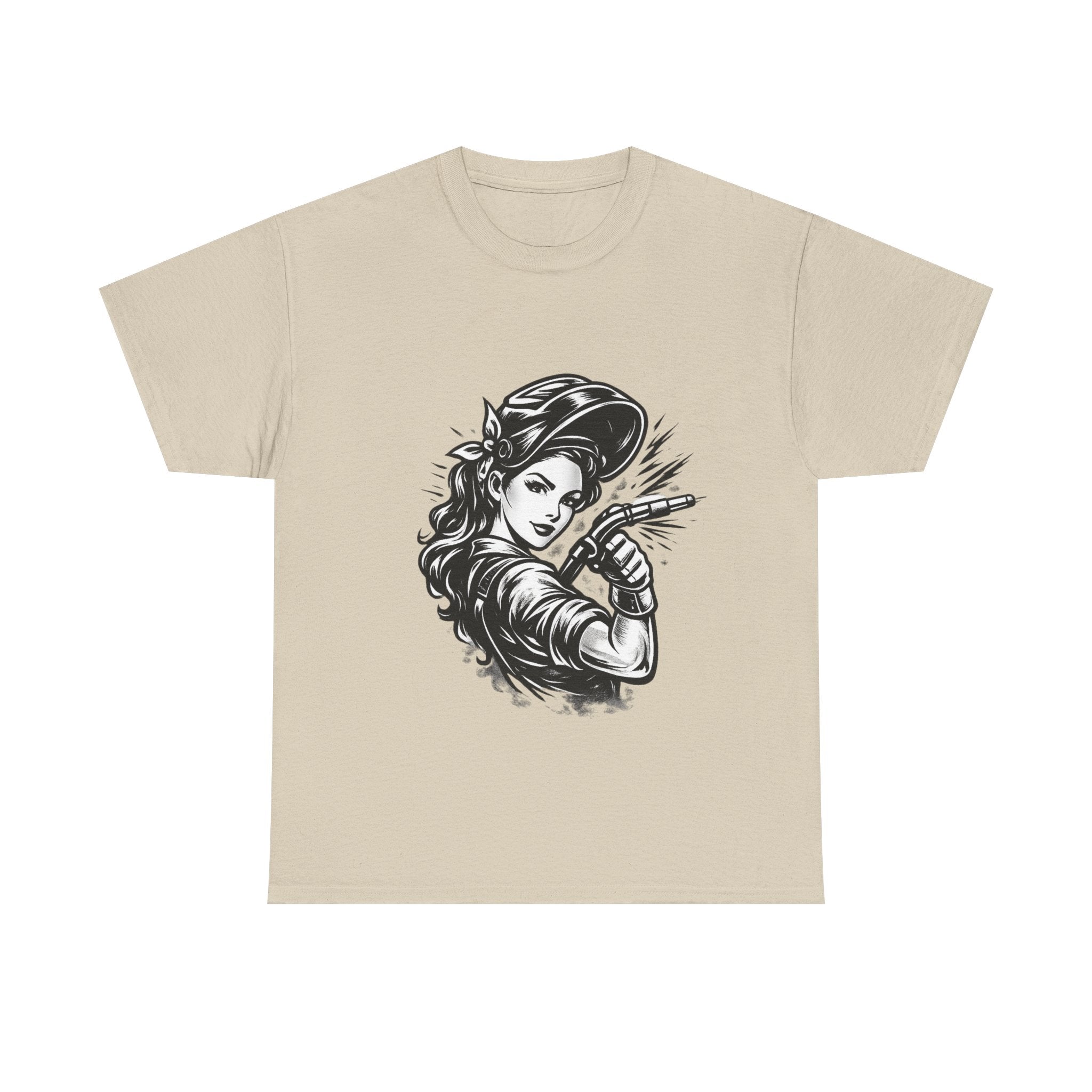 Rags – Built to Work – Female Welder 2 Tee