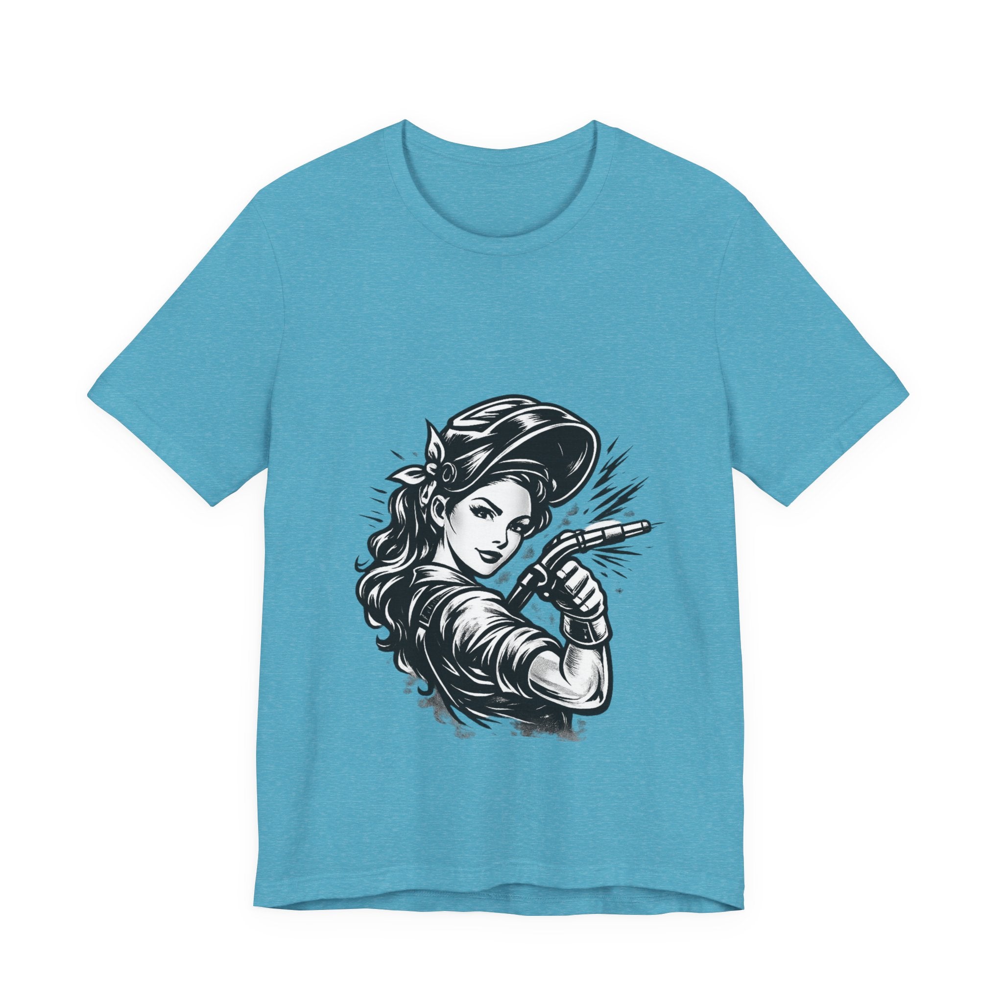 Welder Girl Tee – Built for the Hard Table