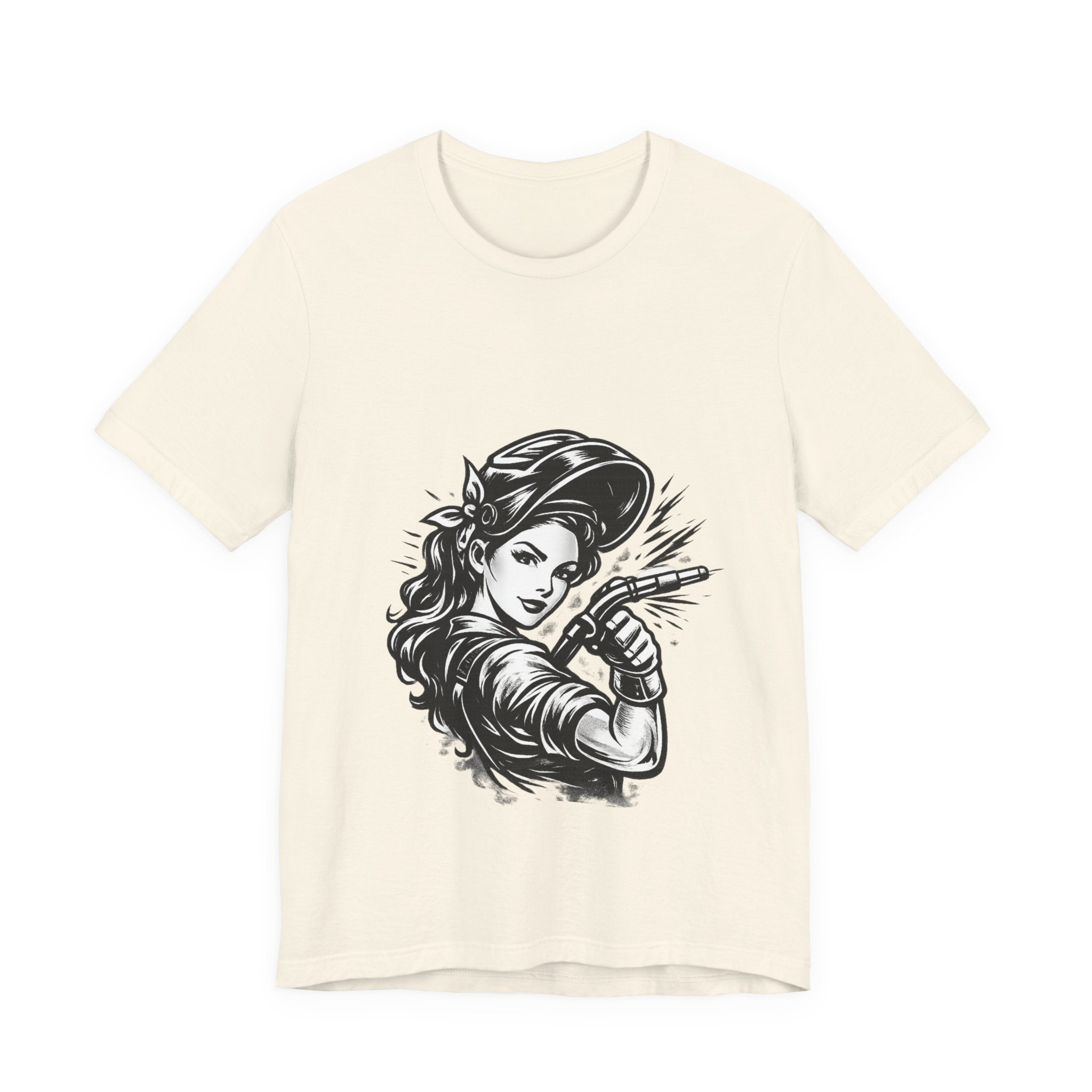 Welder Girl Tee – Built for the Hard Table