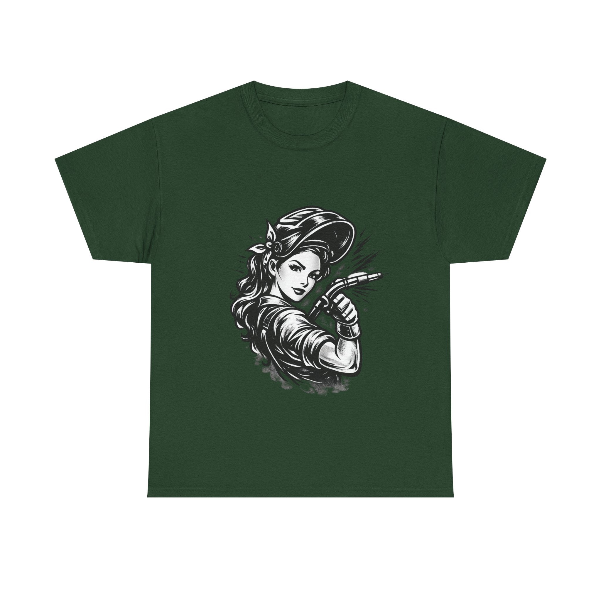 Rags – Built to Work – Female Welder 2 Tee