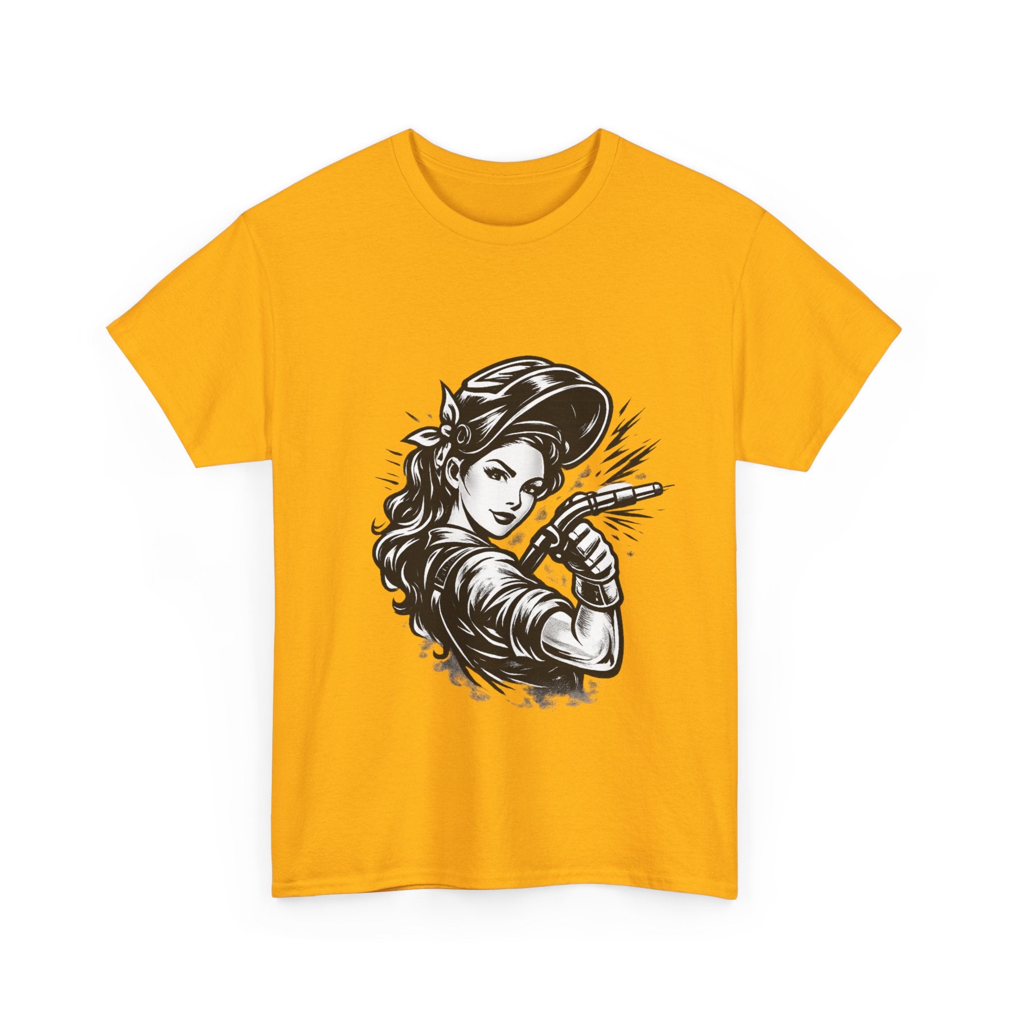 Rags – Built to Work – Female Welder 2 Tee