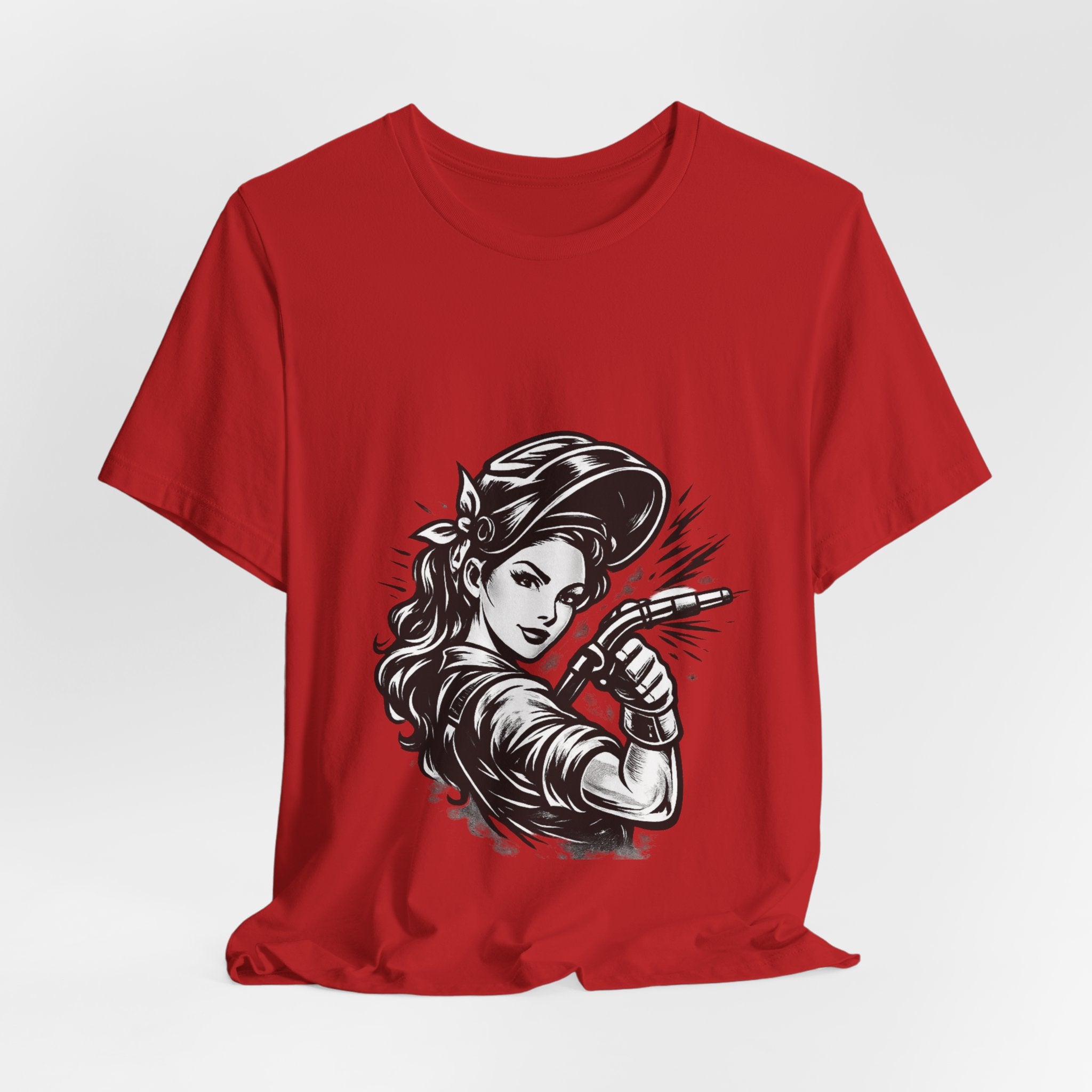 Welder Girl Tee – Built for the Hard Table