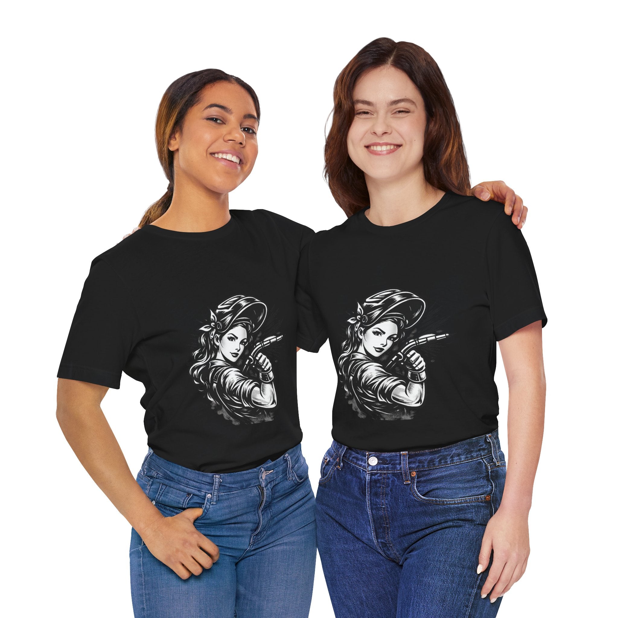 Welder Girl Tee – Built for the Hard Table
