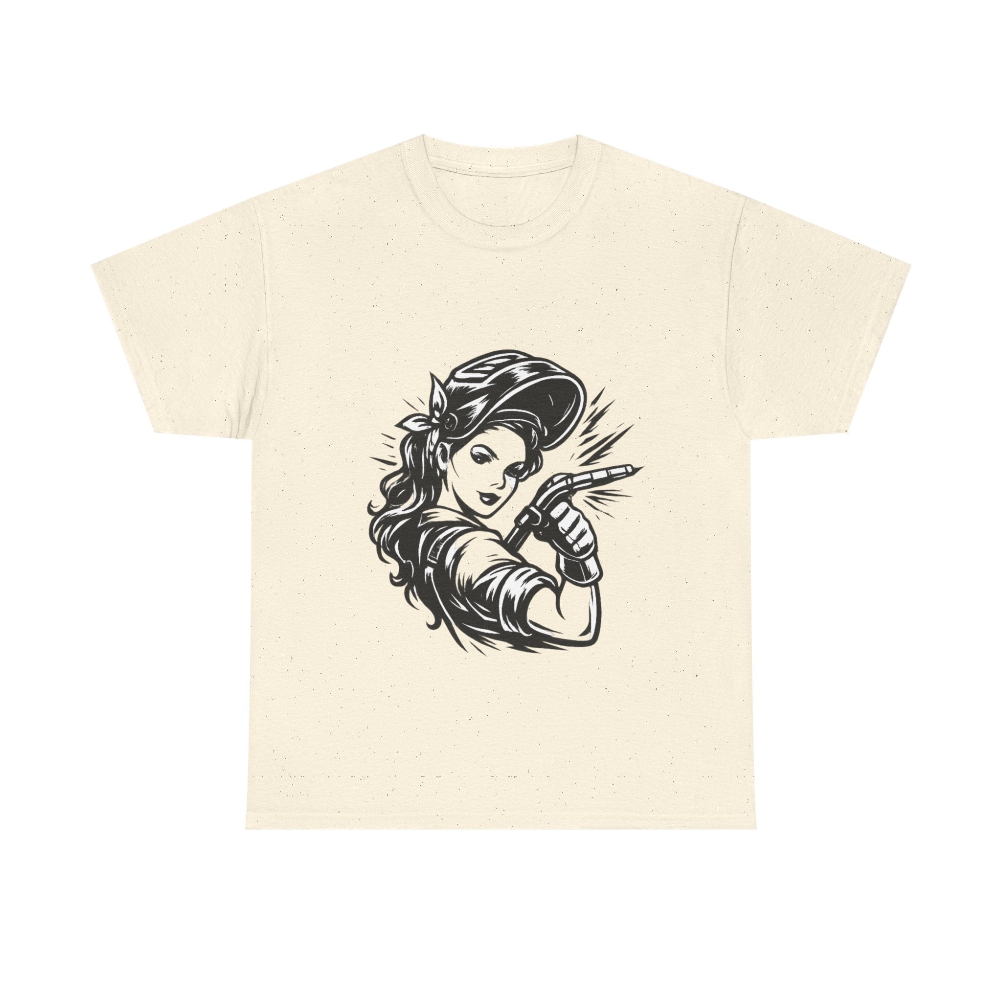 Rags – Built to Work – Female Welder 1 Tee