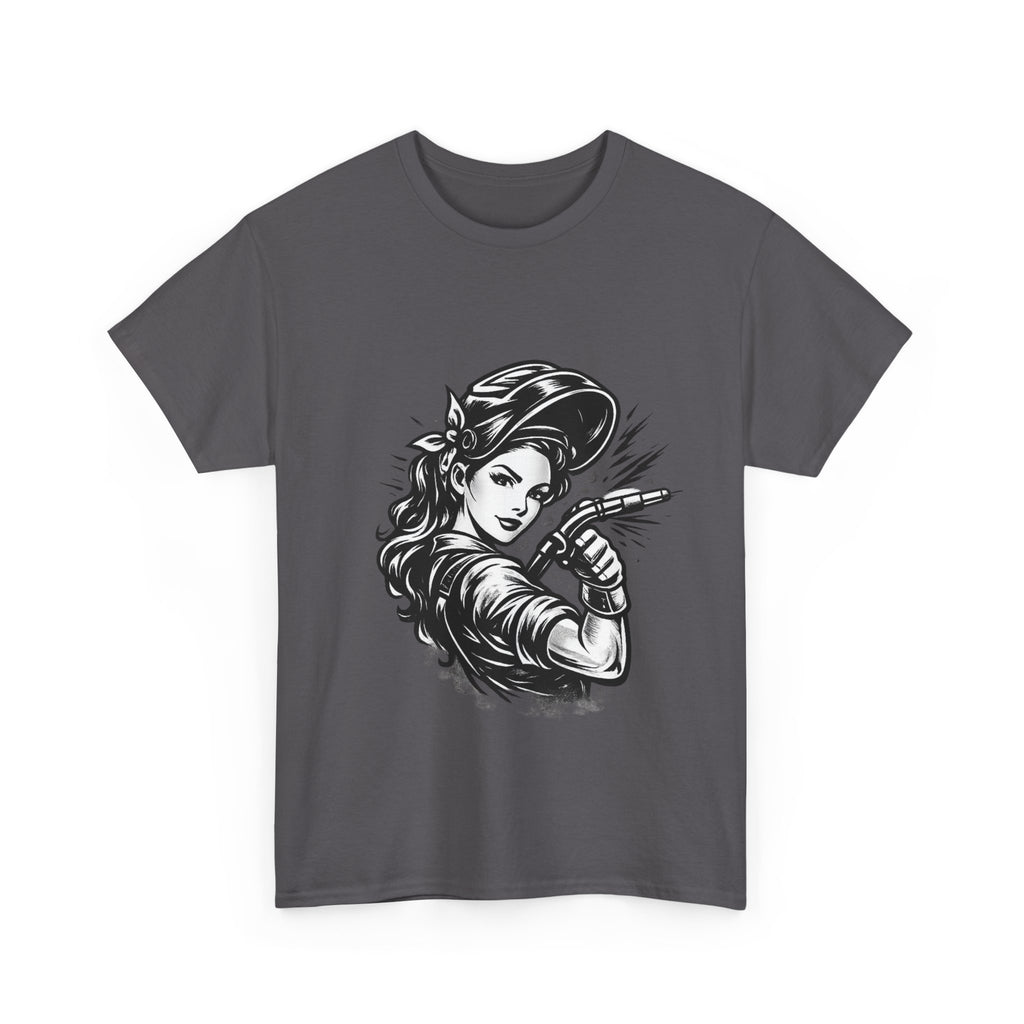 Rags – Built to Work – Female Welder 2 Tee