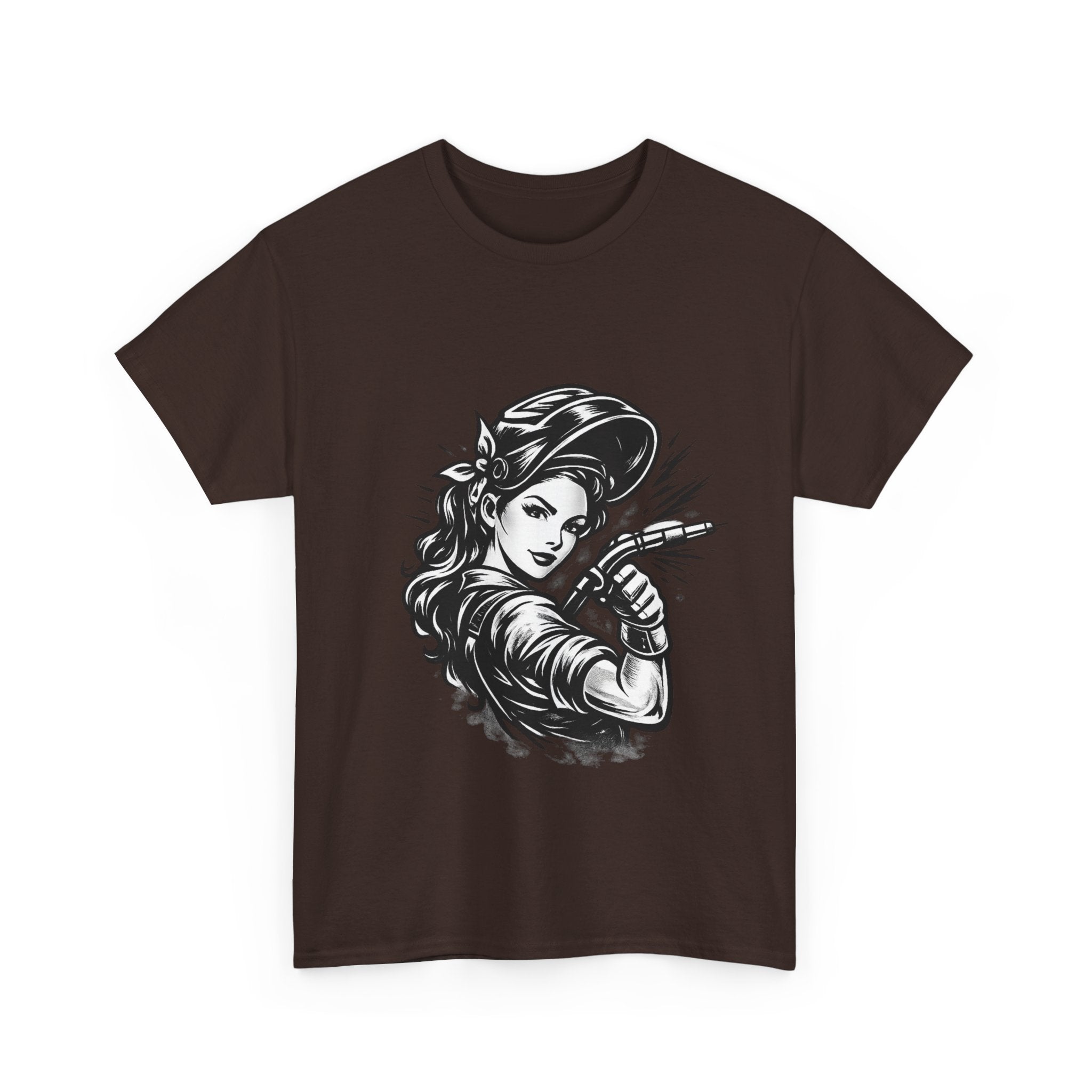 Rags – Built to Work – Female Welder 2 Tee