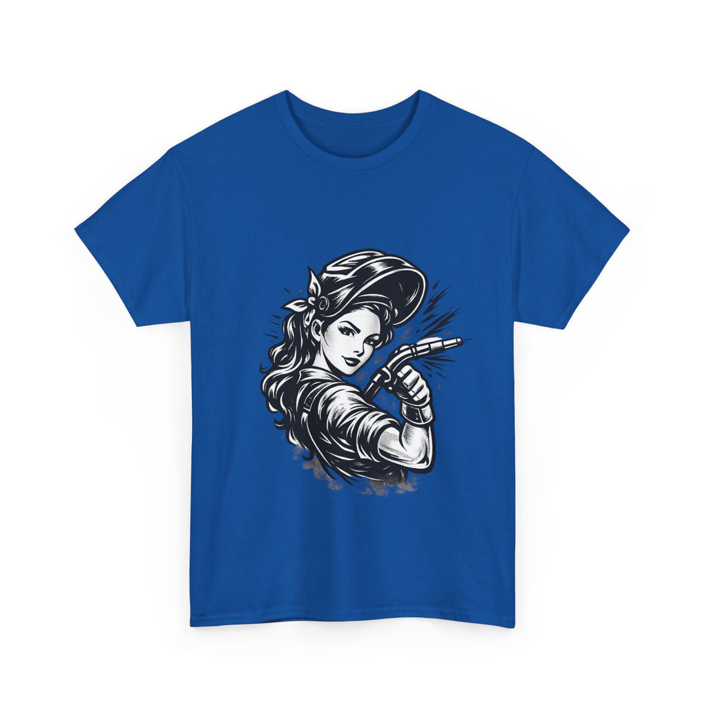 Rags – Built to Work – Female Welder 2 Tee