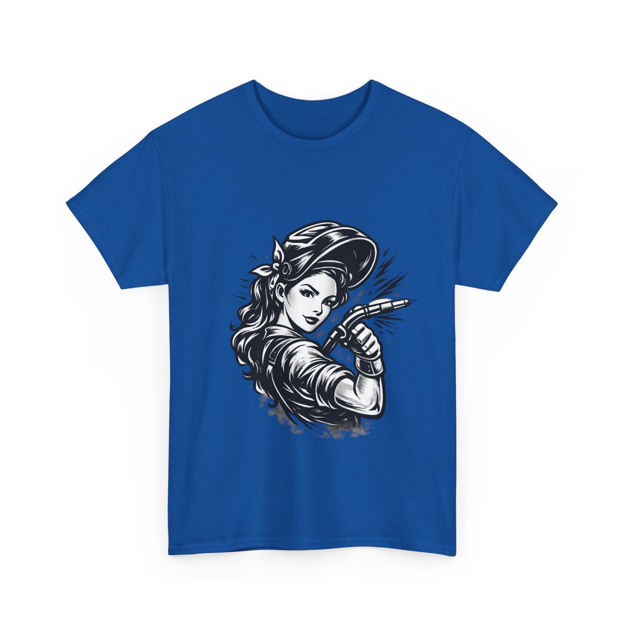 Rags – Built to Work – Female Welder 2 Tee
