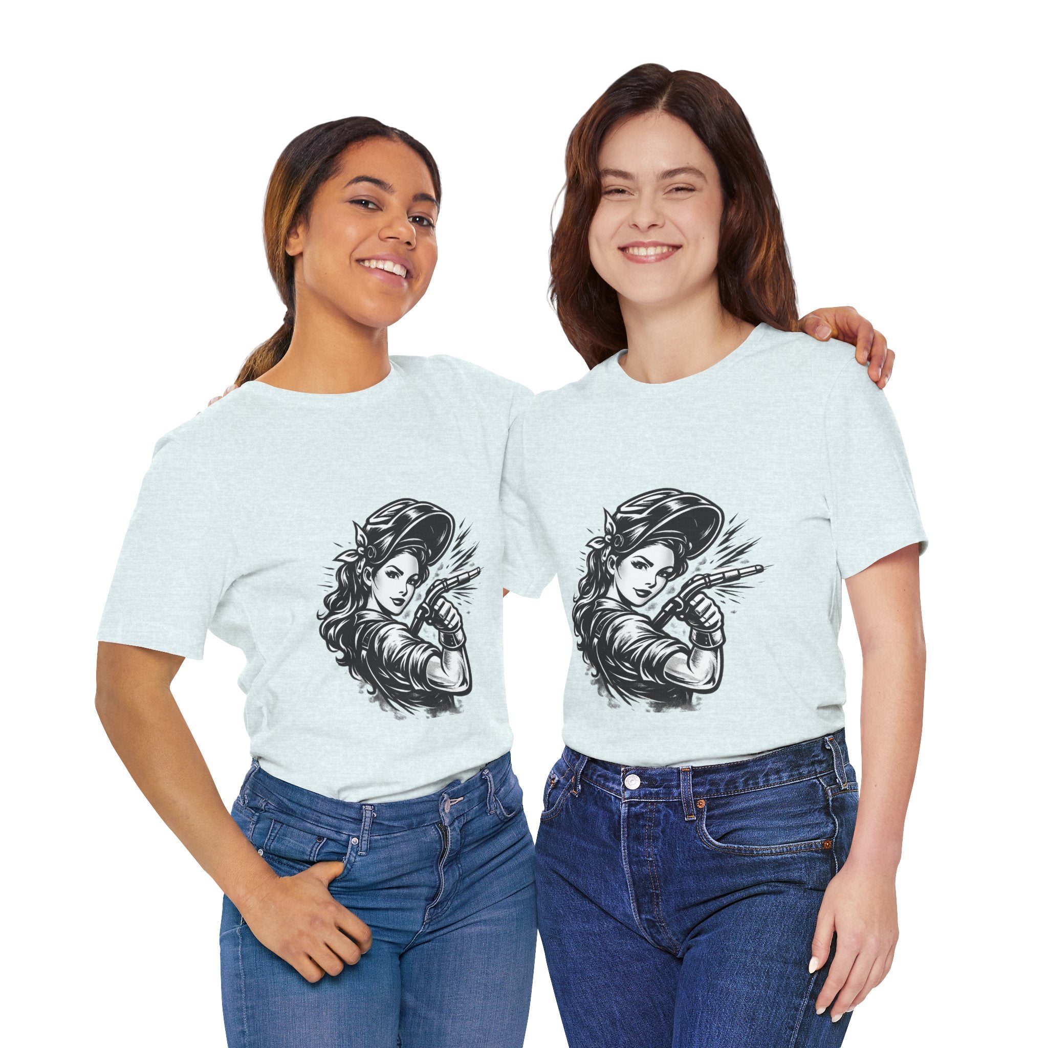 Welder Girl Tee – Built for the Hard Table