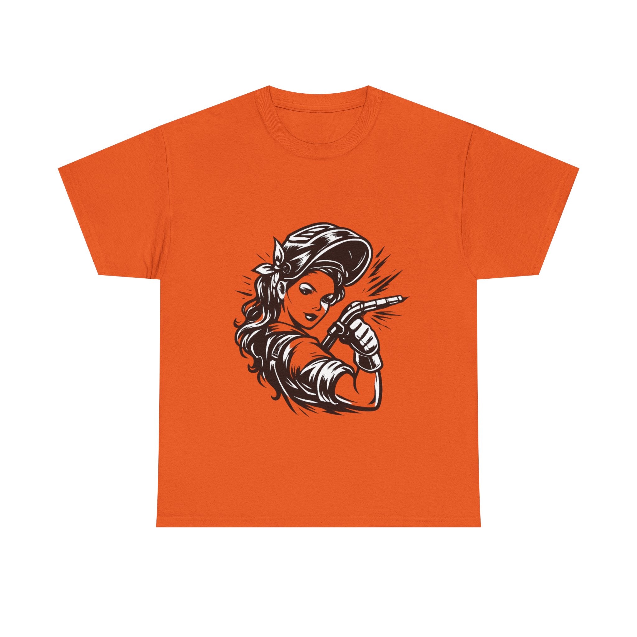 Rags – Built to Work – Female Welder 1 Tee