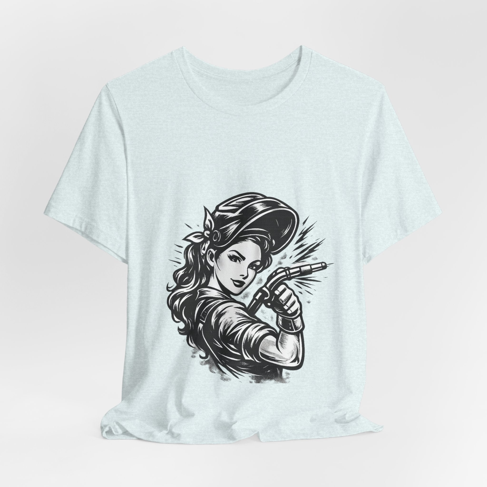 Welder Girl Tee – Built for the Hard Table