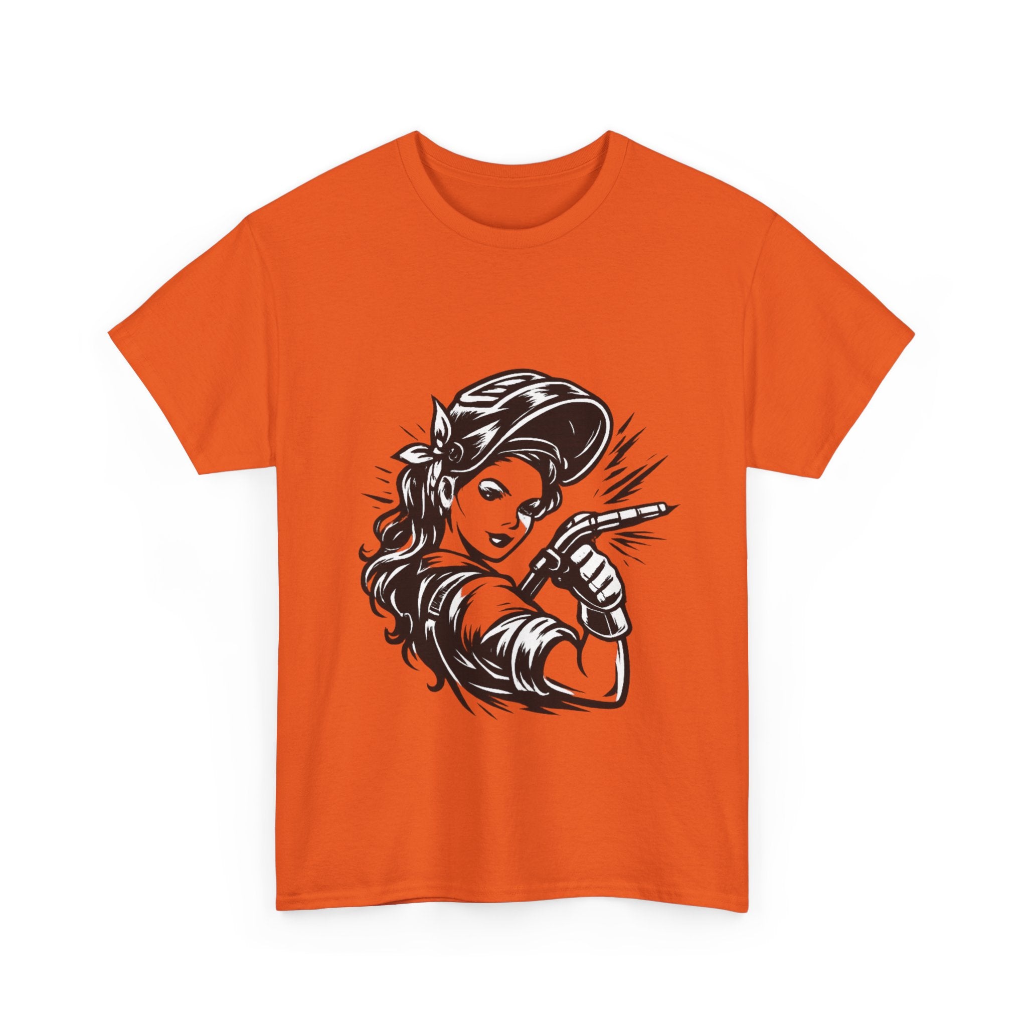 Rags – Built to Work – Female Welder 1 Tee
