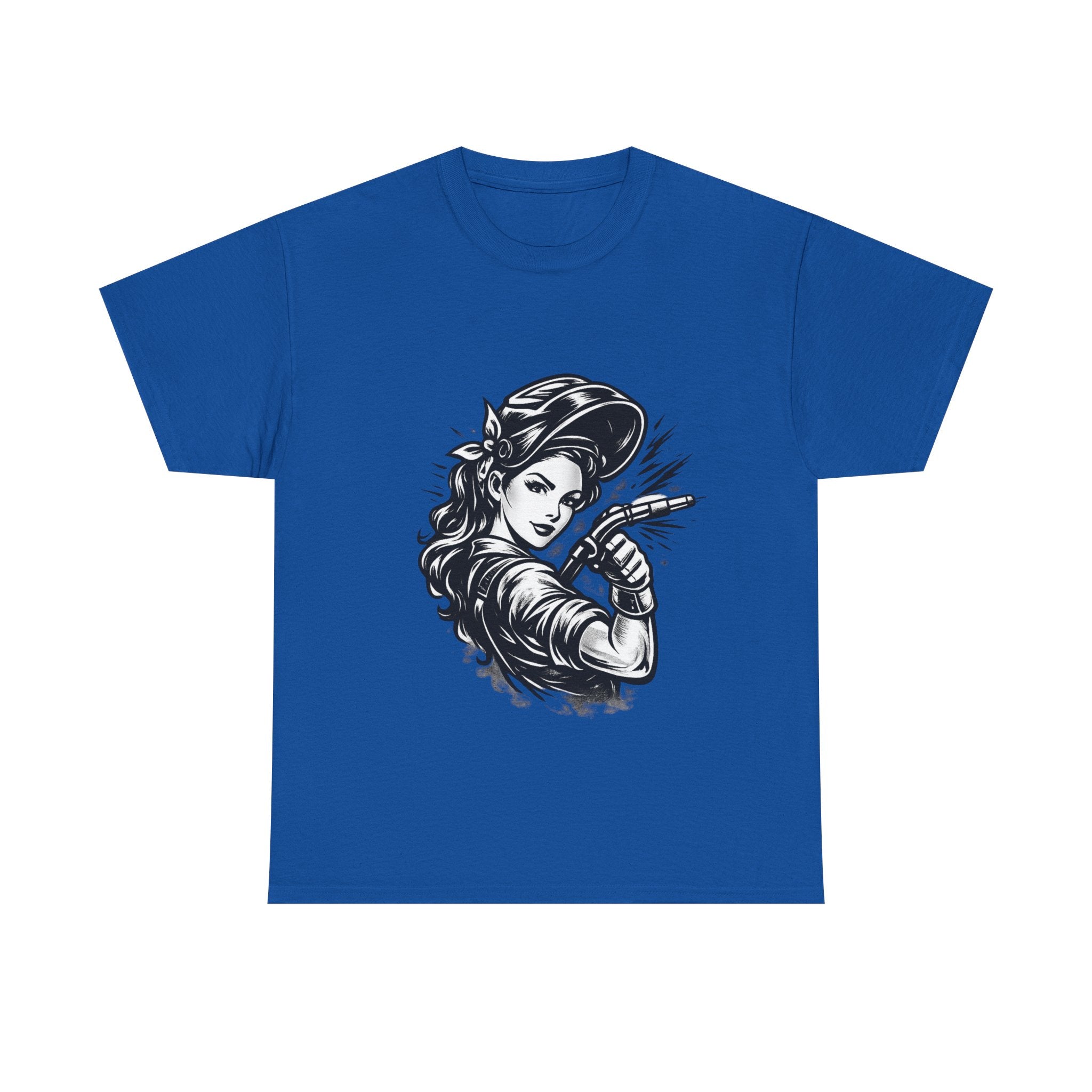 Rags – Built to Work – Female Welder 2 Tee