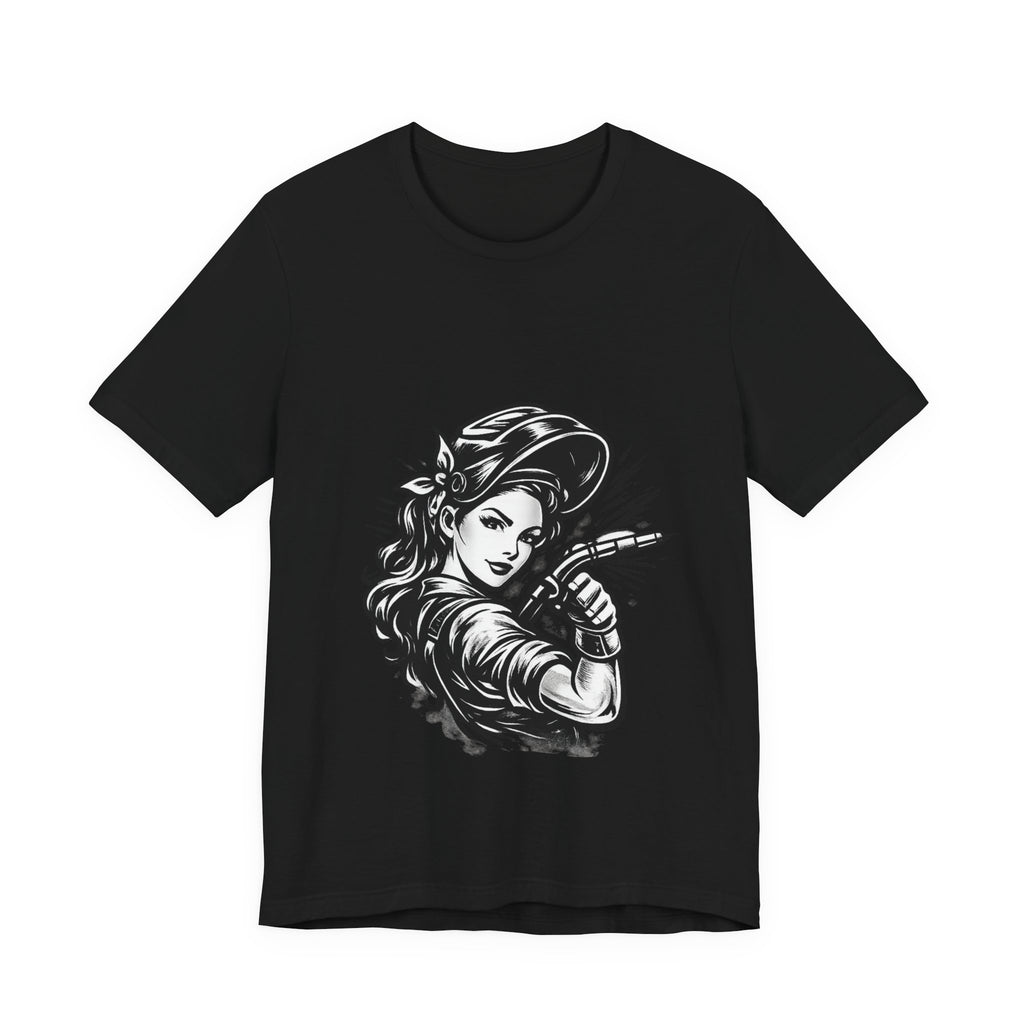 Welder Girl Tee – Built for the Hard Table