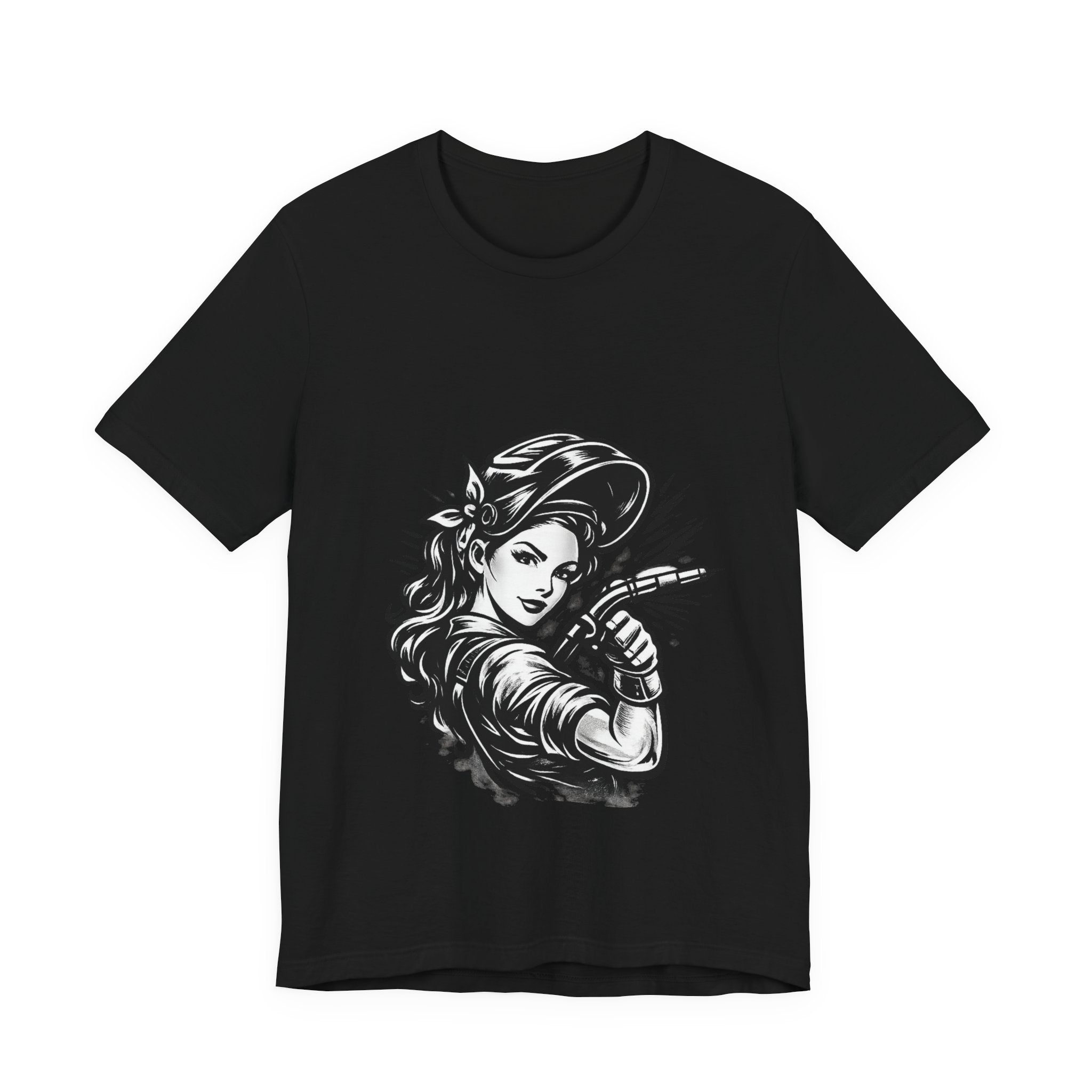 Welder Girl Tee – Built for the Hard Table