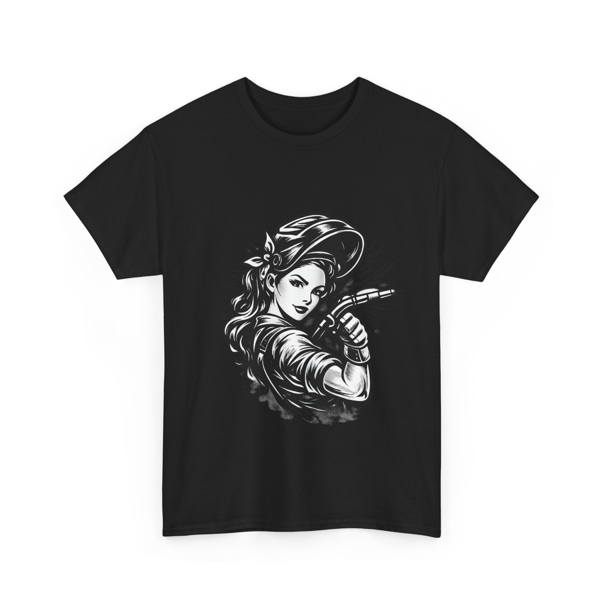 Rags – Built to Work – Female Welder 2 Tee
