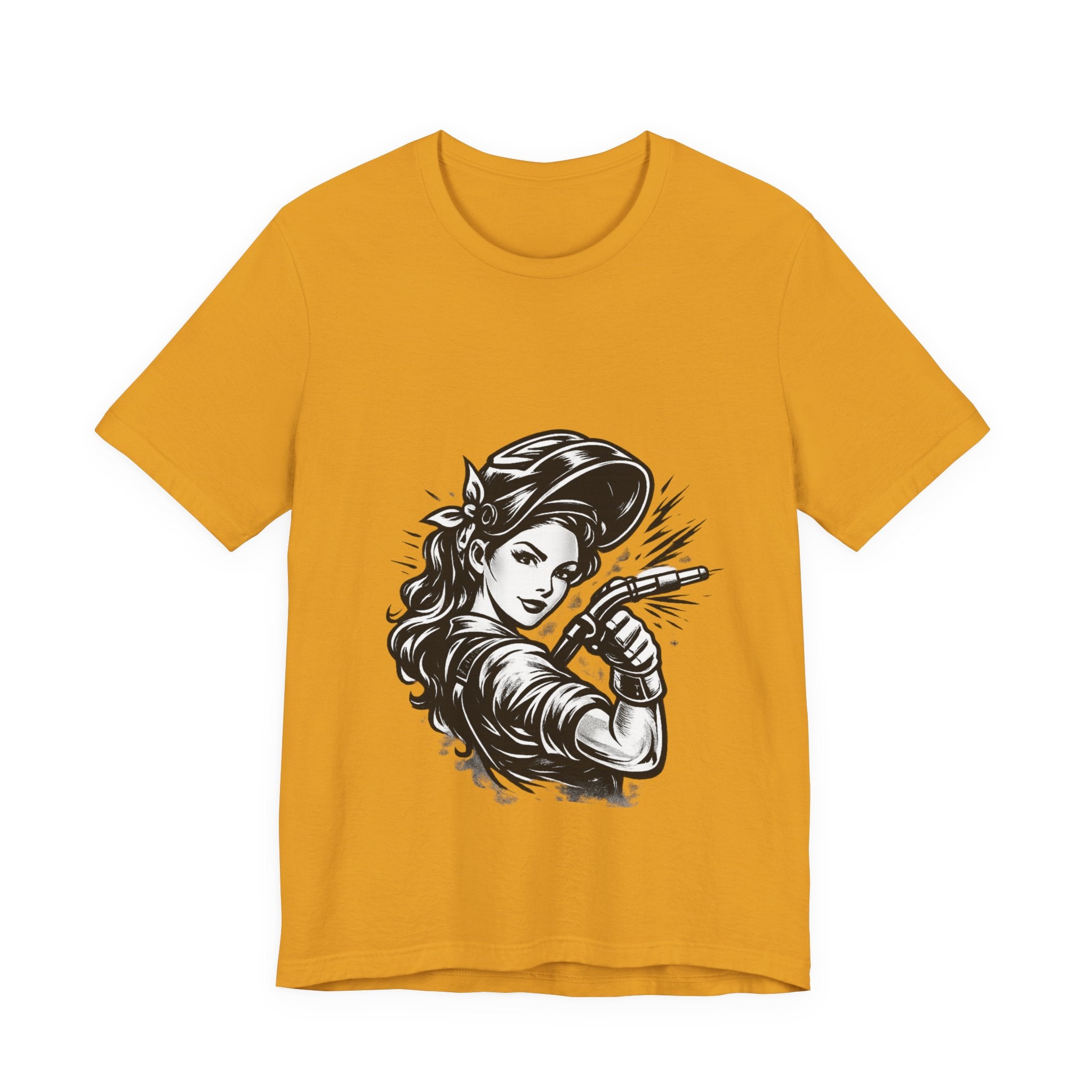 Welder Girl Tee – Built for the Hard Table
