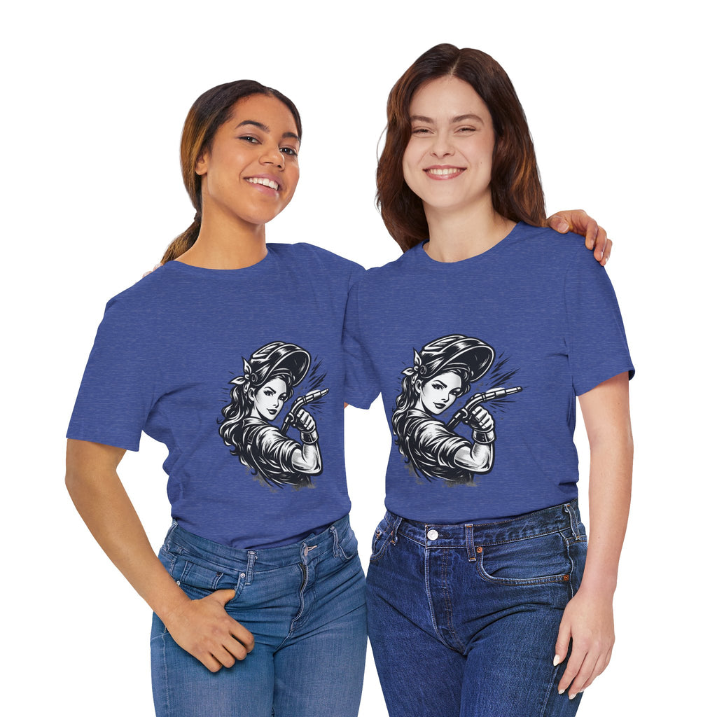 Welder Girl Tee – Built for the Hard Table