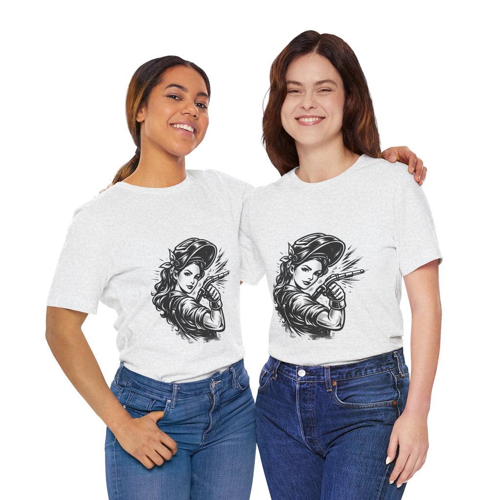 Welder Girl Tee – Built for the Hard Table