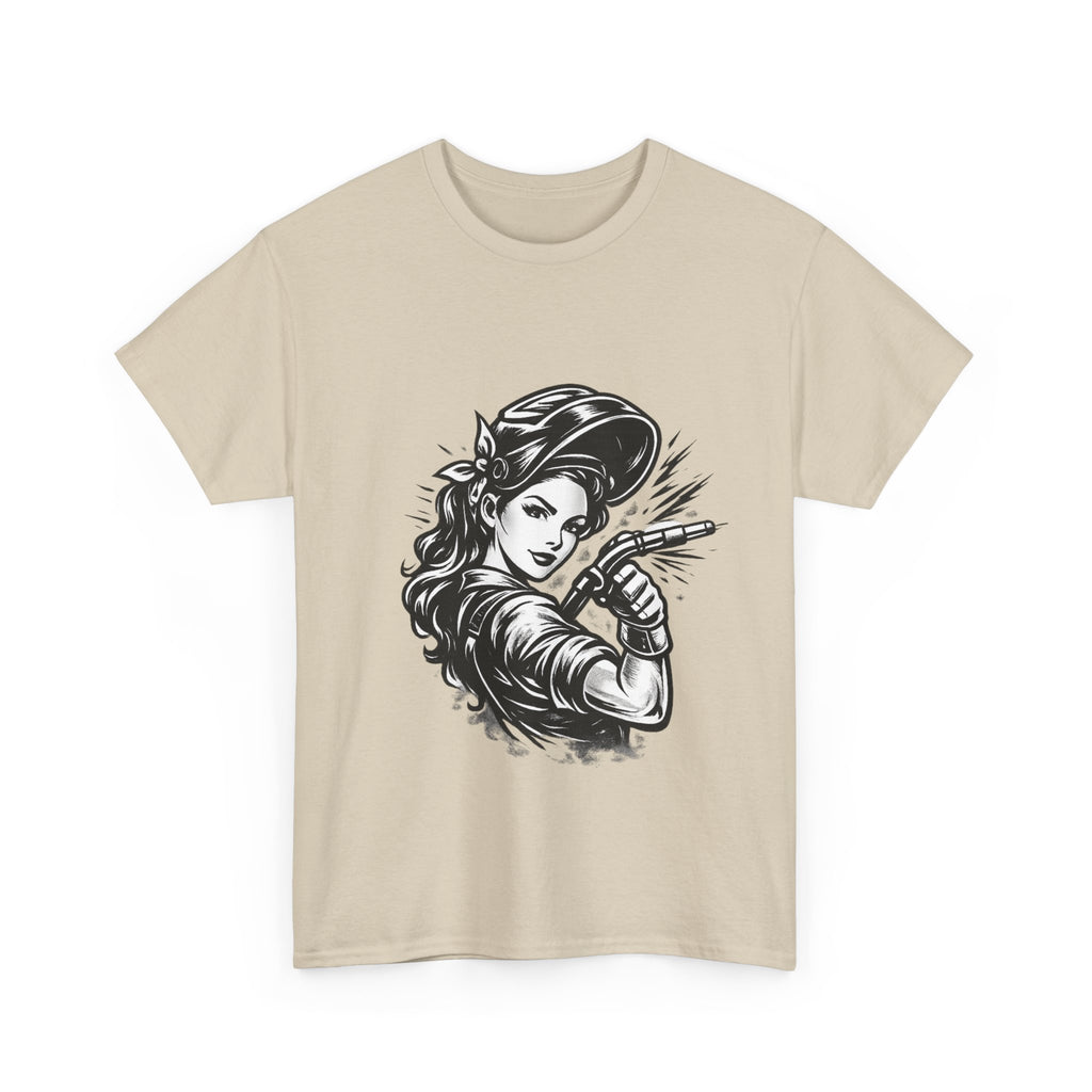 Rags – Built to Work – Female Welder 2 Tee