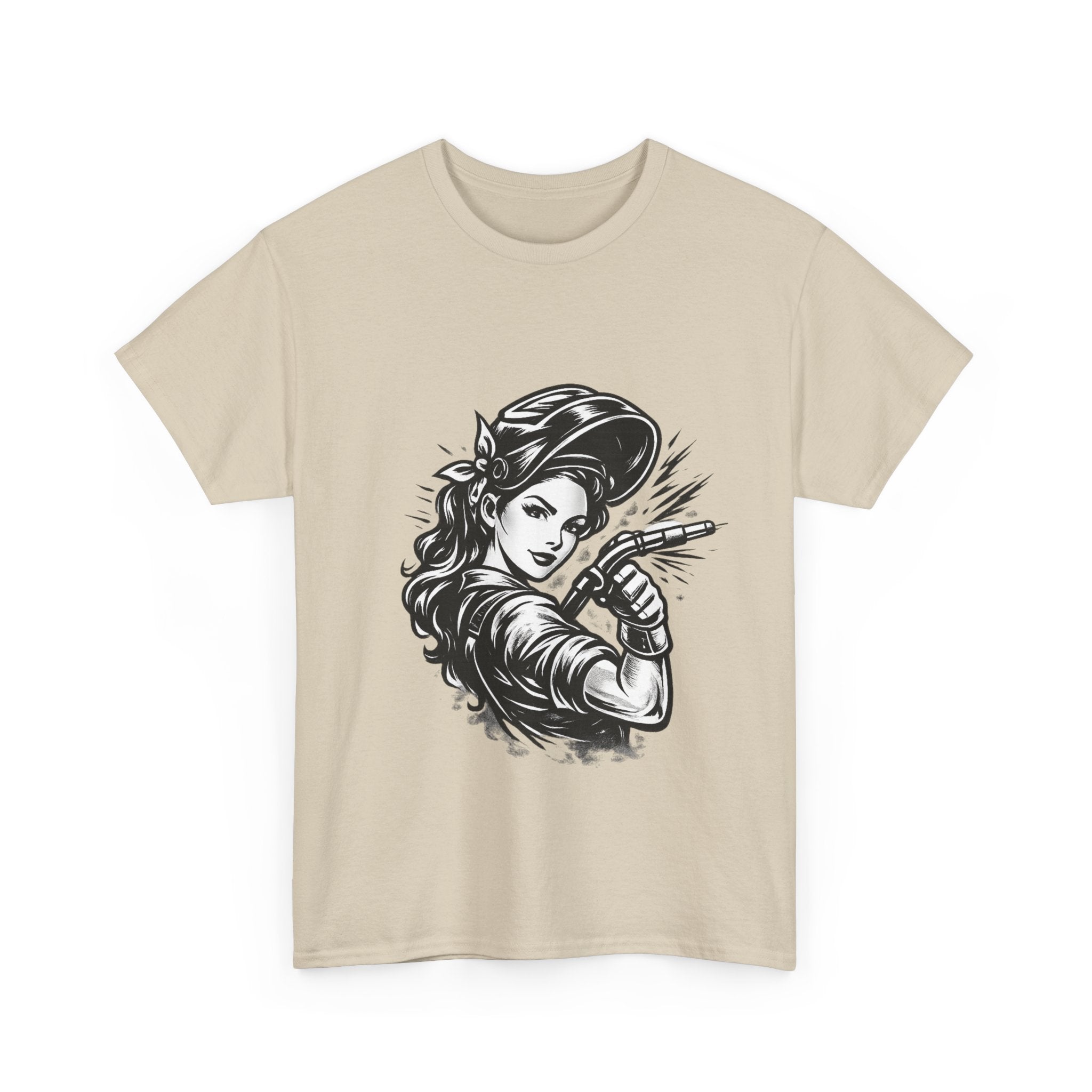 Rags – Built to Work – Female Welder 2 Tee