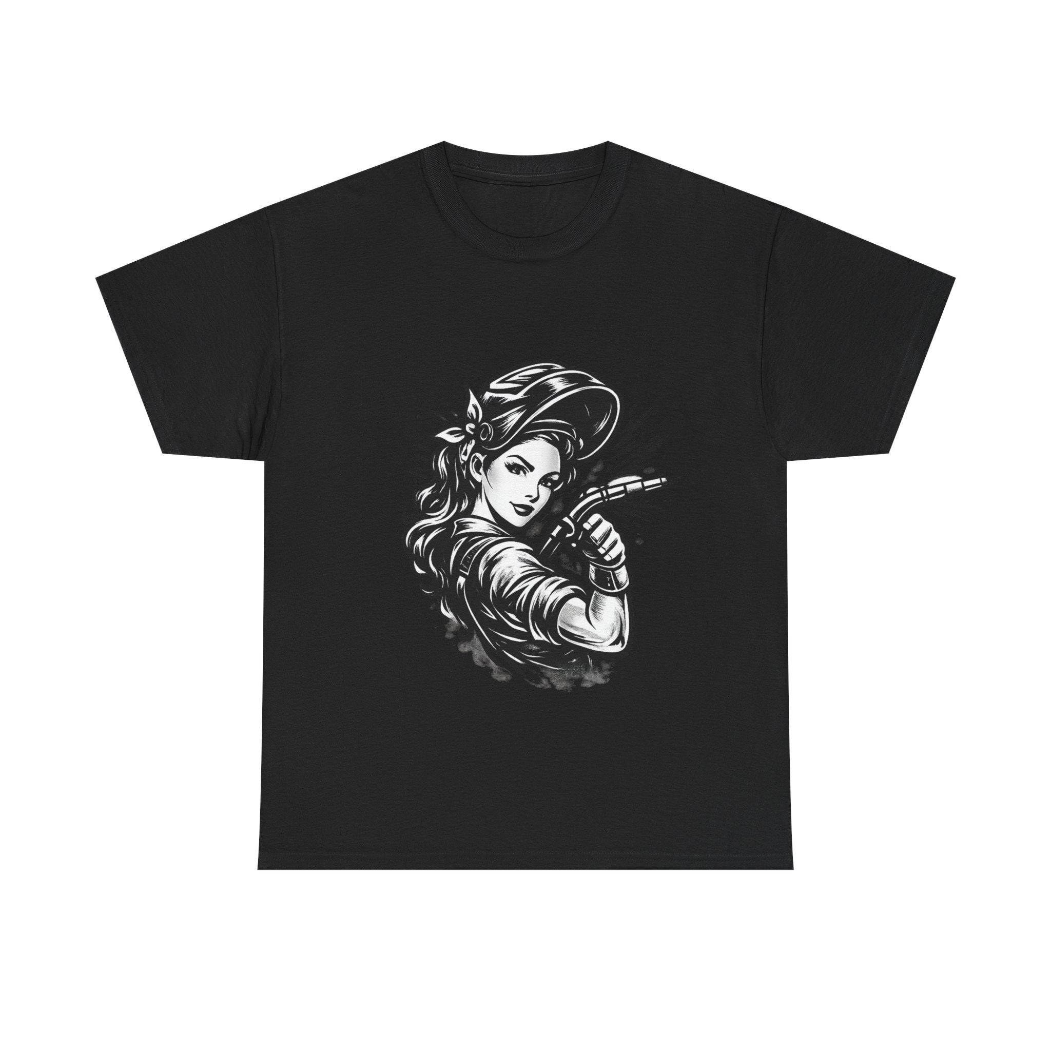 Rags – Built to Work – Female Welder 2 Tee