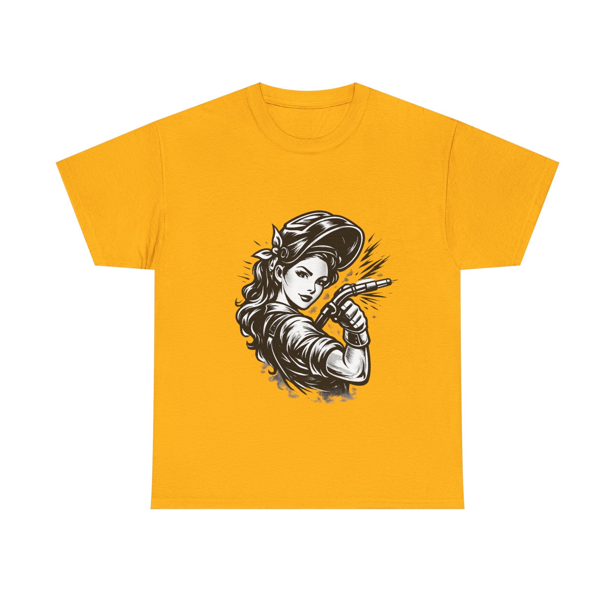 Rags – Built to Work – Female Welder 2 Tee