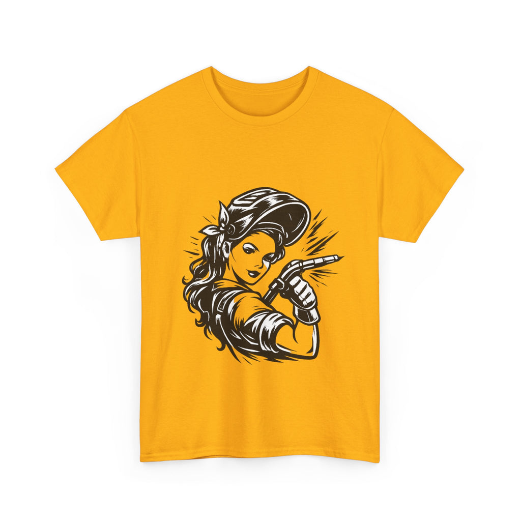 Rags – Built to Work – Female Welder 1 Tee