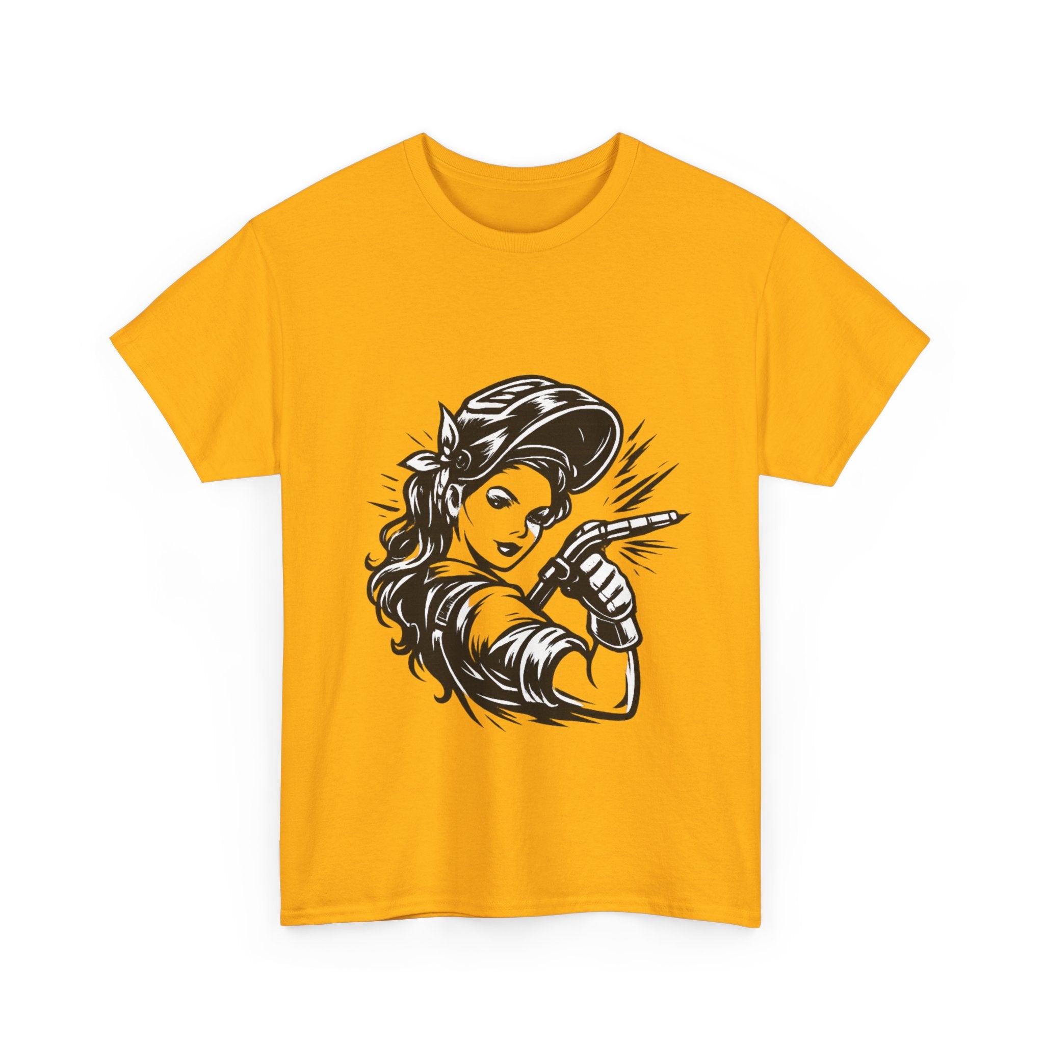Rags – Built to Work – Female Welder 1 Tee
