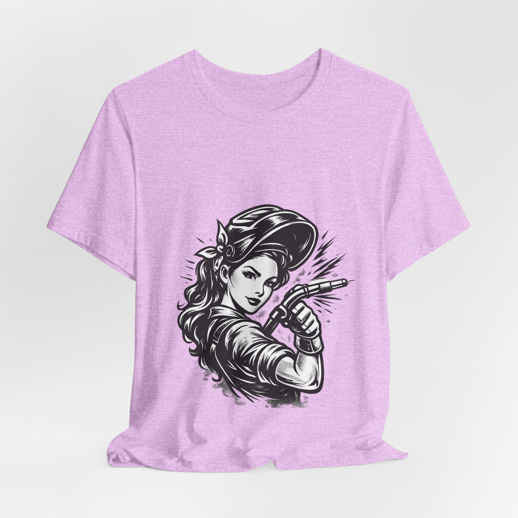 Welder Girl Tee – Built for the Hard Table