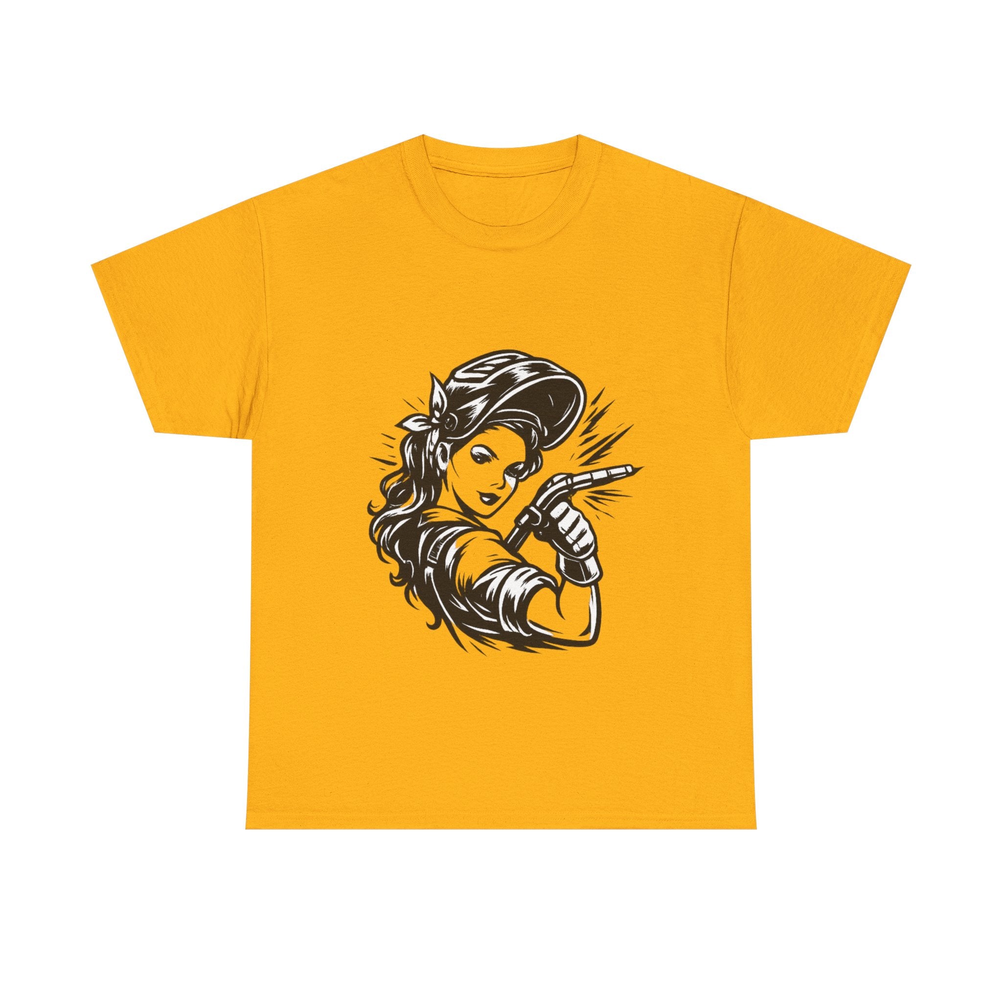 Rags – Built to Work – Female Welder 1 Tee