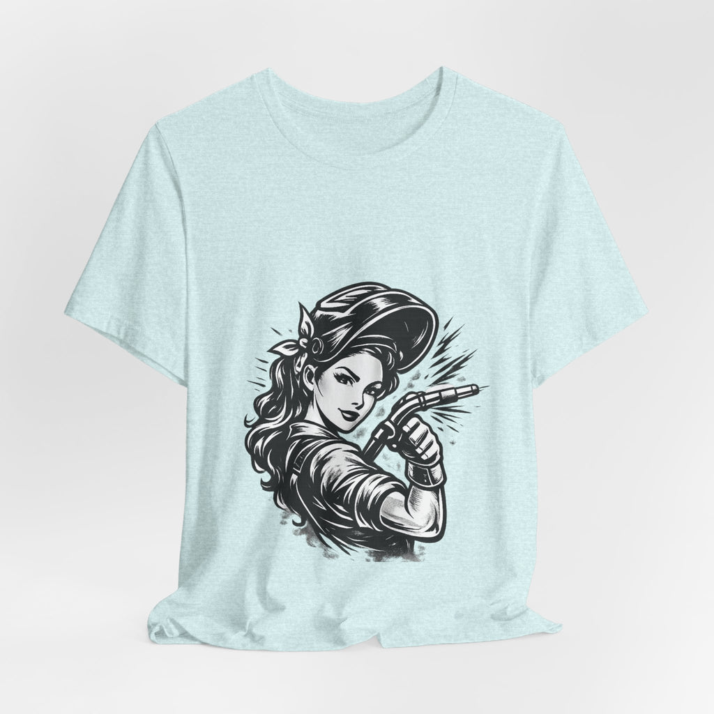 Welder Girl Tee – Built for the Hard Table