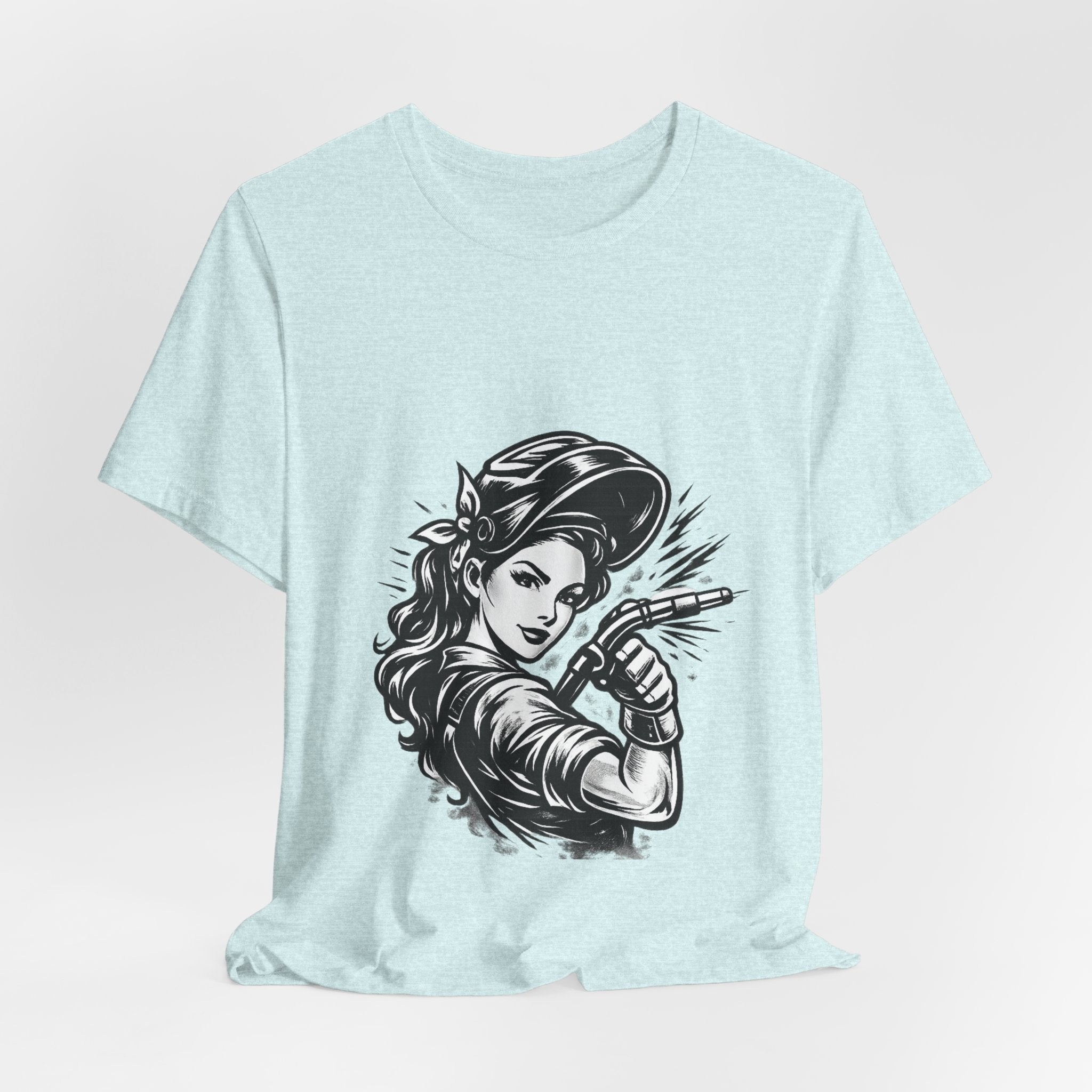 Welder Girl Tee – Built for the Hard Table