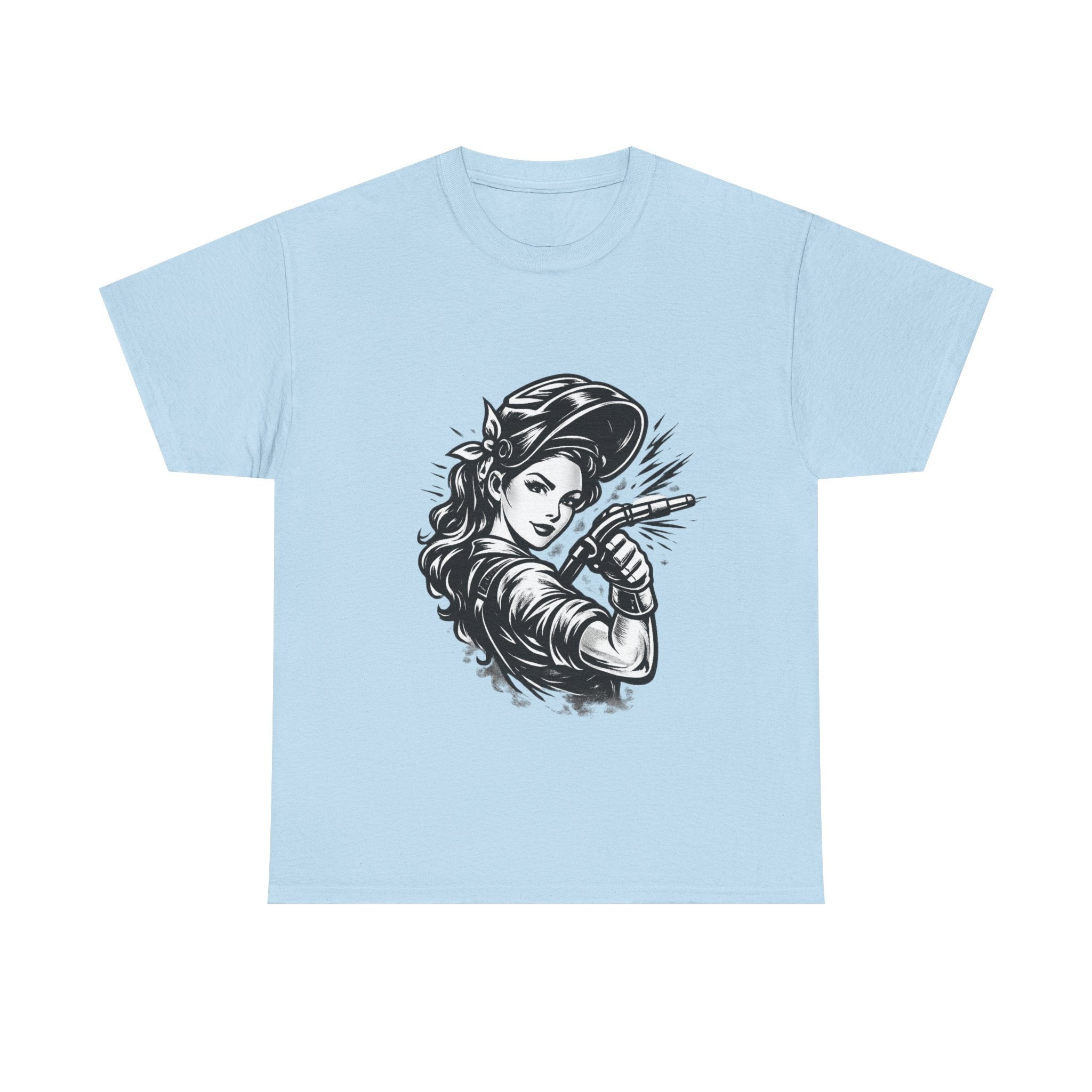 Rags – Built to Work – Female Welder 2 Tee