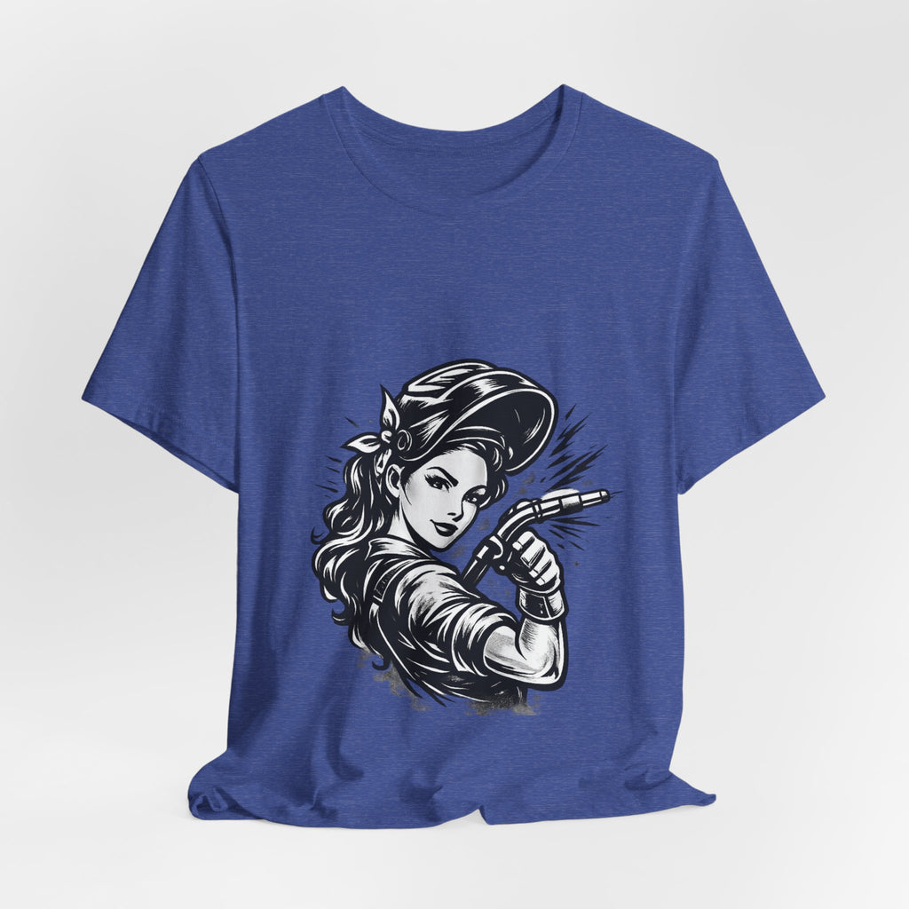 Welder Girl Tee – Built for the Hard Table